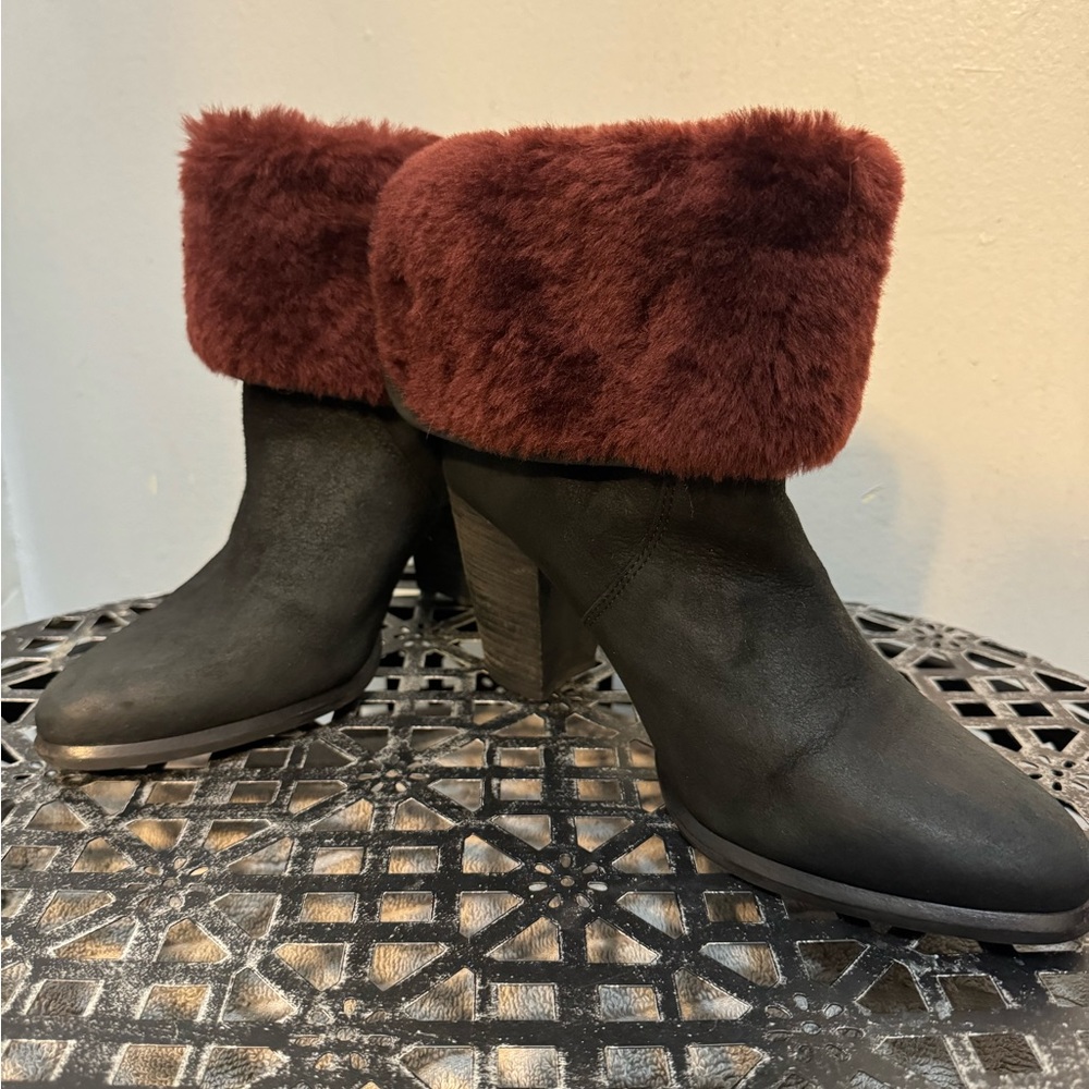 UGG shearling booties size 8